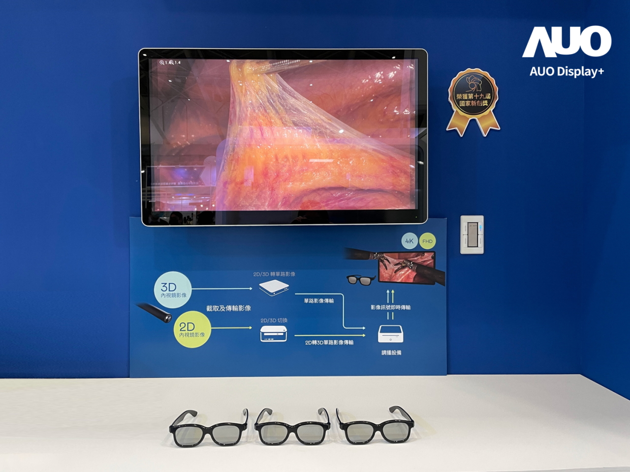 達擎寬視角3D醫療顯示器，協助醫護團隊成員於手術進行時，皆能看到一致性的3D影像，提高溝通效率，使手術更精準、快速完成達擎寬視角3D醫療顯示器，協助醫護團隊成員於手術進行時，皆能看到一致性的3D影像，提高溝通效率，使手術更精準、快速完成