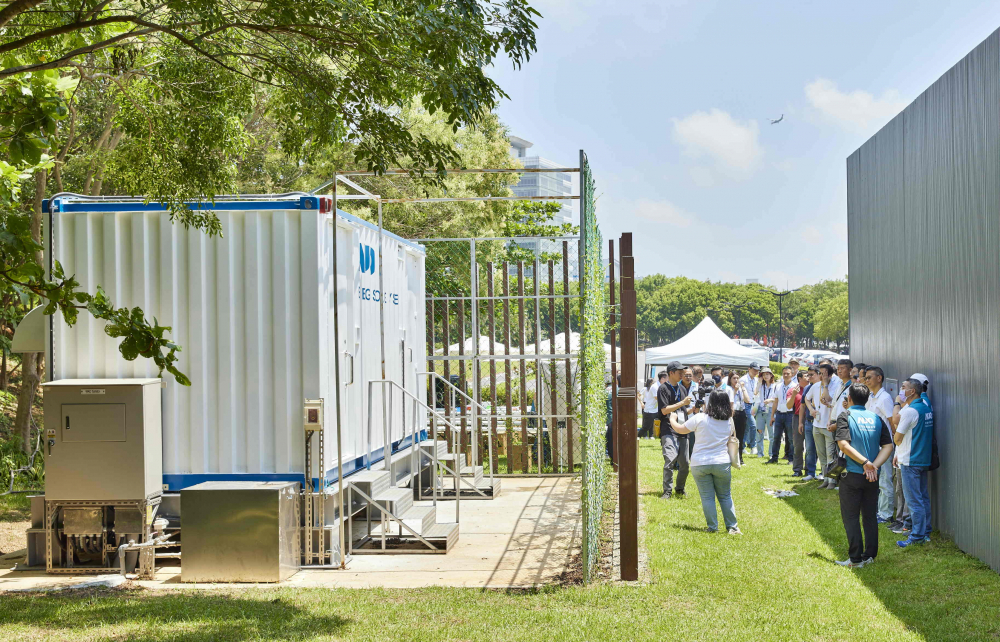 友達西大墩窯文化館建置屋頂全綠電及儲能櫃，為兼具創能儲能的永續綠能場域